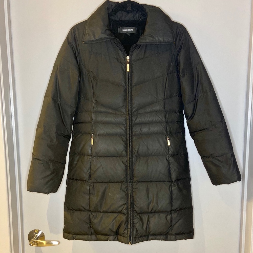 Puffer Long Black Winter Coat Extra Small